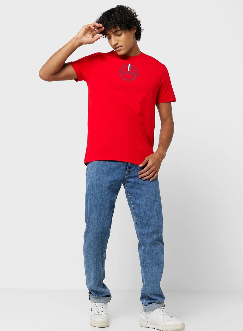 TOMMY HILFIGER Logo Crew Neck T-Shirt