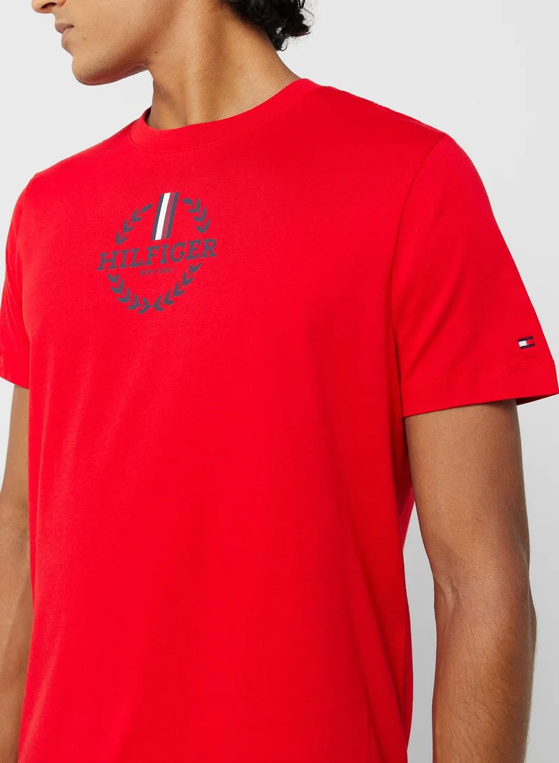 TOMMY HILFIGER Logo Crew Neck T-Shirt