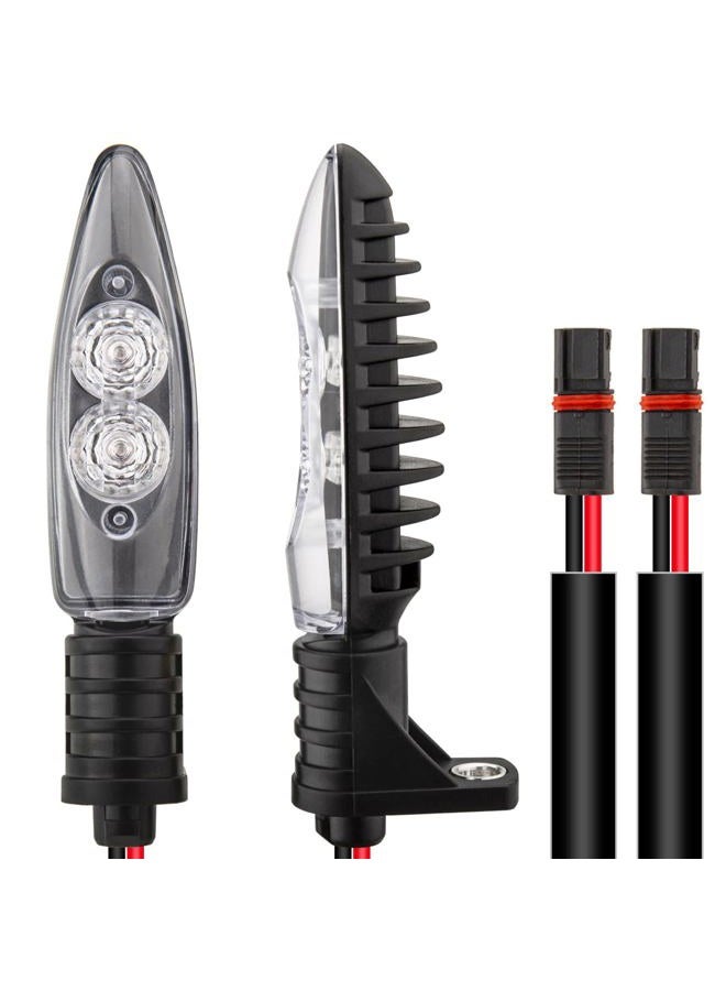 KICRY Motorcycle LED Turn Signal Light Front Blinkers Indicators Compatible with BMW F650GS F700GS F800G F800R F800S F800ST HP2 Sport K1200R K1300R R1200GS R1200R (C-Clear Lens) - Image 1