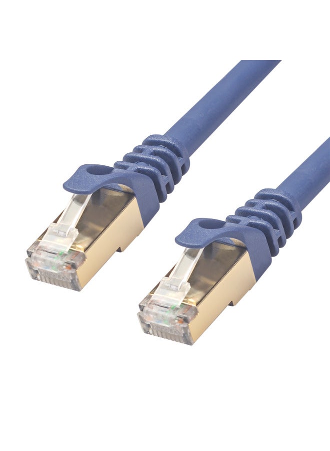 Pure Copper Double Shielded 40g Million Band 2000mhz Computer Nas Router Set Top Box Cat8 Eight Class Million Band Network Cable-Color:Blue-Line Length:1.8M  - Image 5
