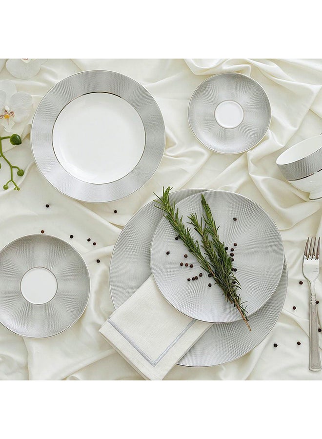 DANUBE HOME وعاء حساء رايلي من الصين العظمية الرفيعة - وعاء أنيق ومت耐 للحرارة للحساء واليخنات، خفيف الوزن، مقاوم للتشقق، تصميم أبيض كلاسيكي مثالي للاستخدام اليومي - 16 سم - Image 3