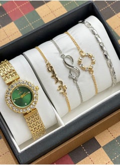 Women's Stainless Steel Set, Consisting of a Watch and set of Bracelets