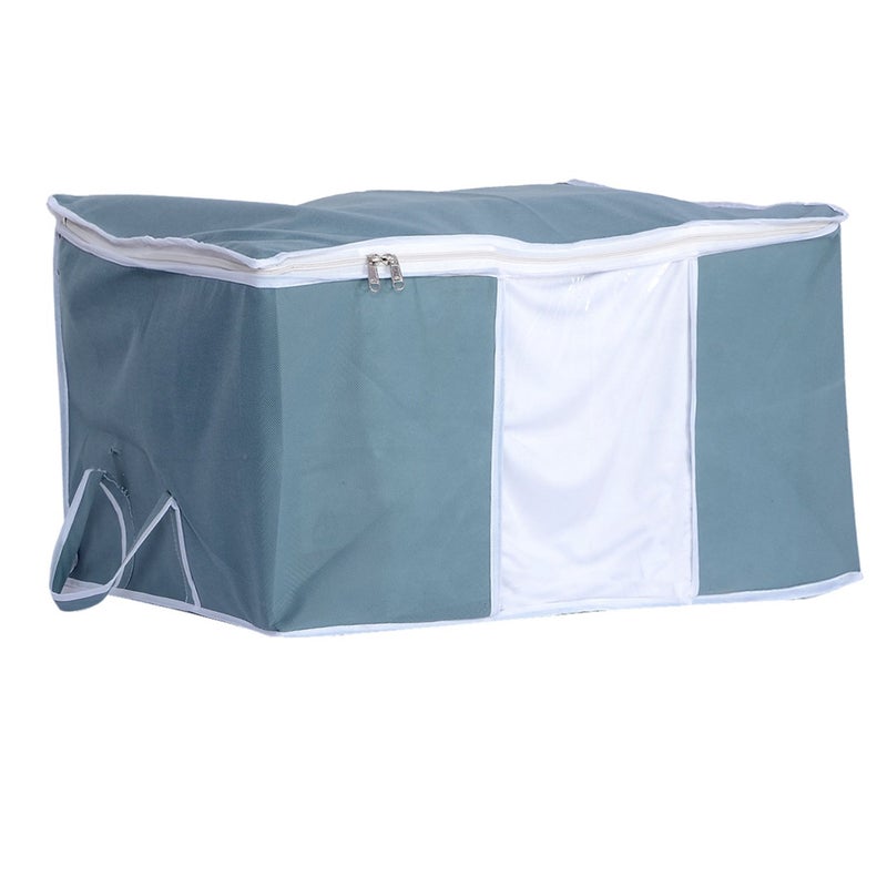 Kuber Industries 3 Piece Non Woven Underbed Storage Organiser Set Dark Grey Rbed15 - Image 3