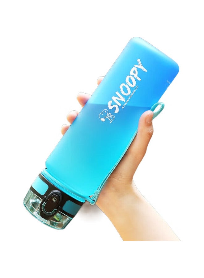 Snoopy Sports Water Bottle For Children, Heat-Resistant Tritan Plastic Water Bottle, Summer Drinking Cup For Boys And Girls, Elementary School Students, Direct Drinking Water Cup - Image 1