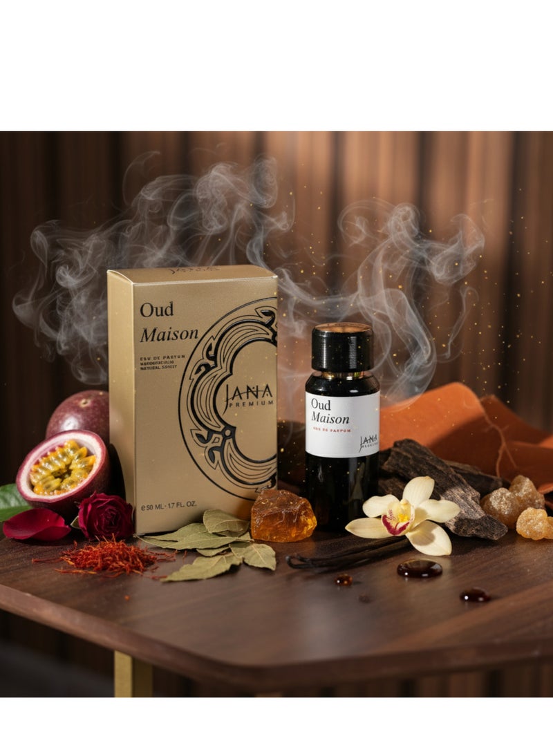 Jana Beauty Oud Maison EDP for Men and Women 50 ML - Long-Lasting Luxury Fragrance - Image 4