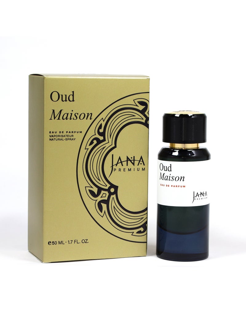 JANA Oud Maison EDP for Men and Women 50 ML - Long-Lasting Luxury Fragrance - Image 1