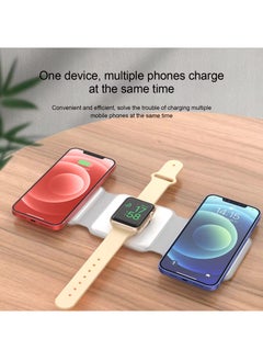 High Quality Popular Office Desktop Using 3in1 Magnetic Wireless Charger QI Certified 15W Fast Charging Portable Design compatible for iPhone  Magsafe Charger Pad - pzsku/ZC3BB591665F17B39854CZ/45/_/1711323748/410c877c-a684-498a-8863-e41b29b9bbf4