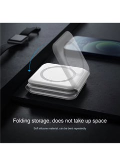 High Quality Popular Office Desktop Using 3in1 Magnetic Wireless Charger QI Certified 15W Fast Charging Portable Design compatible for iPhone  Magsafe Charger Pad - pzsku/ZC3BB591665F17B39854CZ/45/_/1711323939/e8b7e780-a376-4114-a846-a3e4b8a8114b