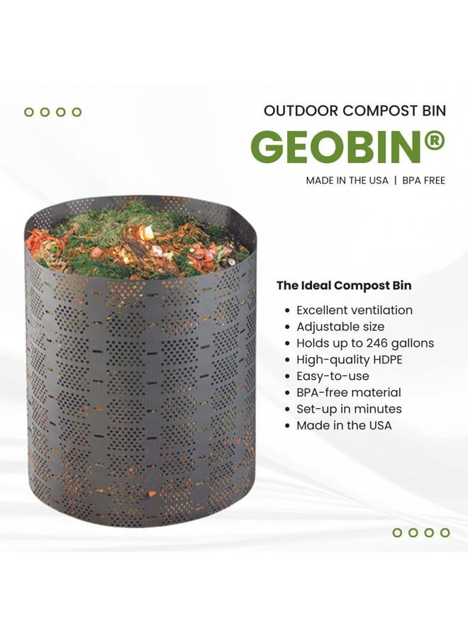 GEOBIN Compost Bin - 246 Gallon, Expandable, Easy Assembly - Image 4