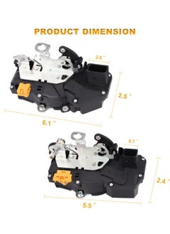 Generic Power Door Lock Actuator Front Rear Right  Left for Chevy Suburban Silverado Tahoe Avalanche, for GMC Sierra Yukon XL, for Cadillac Escalade ESV EXT 2007-2009, OE 931-304 931-303 931-109 931-108 4pcs  - Image 5