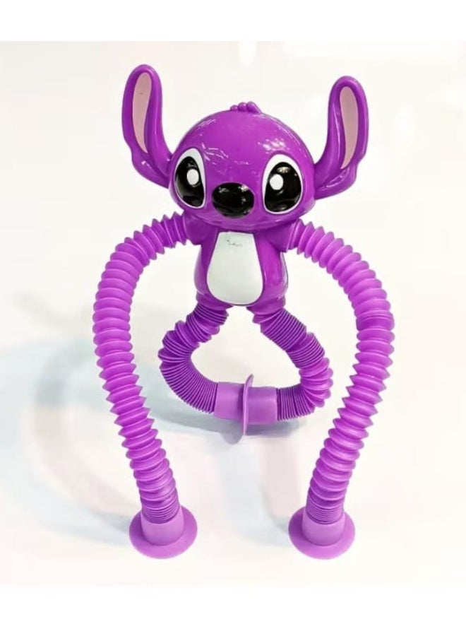 Telescopic Suction Cup StitchToys, Sensory Stitch Toy, Suction Cup Toy for Kids, Stuffed Stitch, Fidget Toys for Stress Relief, Funny Educational (2 Pack) - Image 2