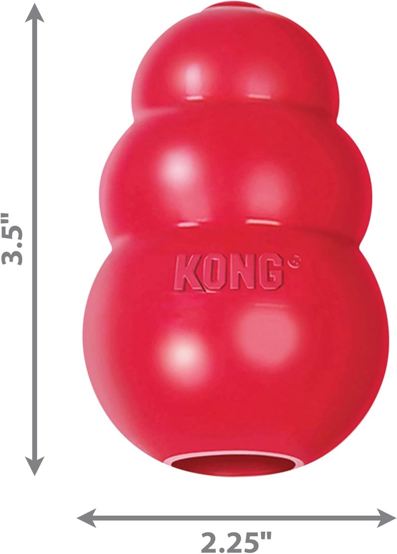 KONG Classic Dog Toy - Durable Natural Rubber Chew Toy for Medium Dogs - Image 3