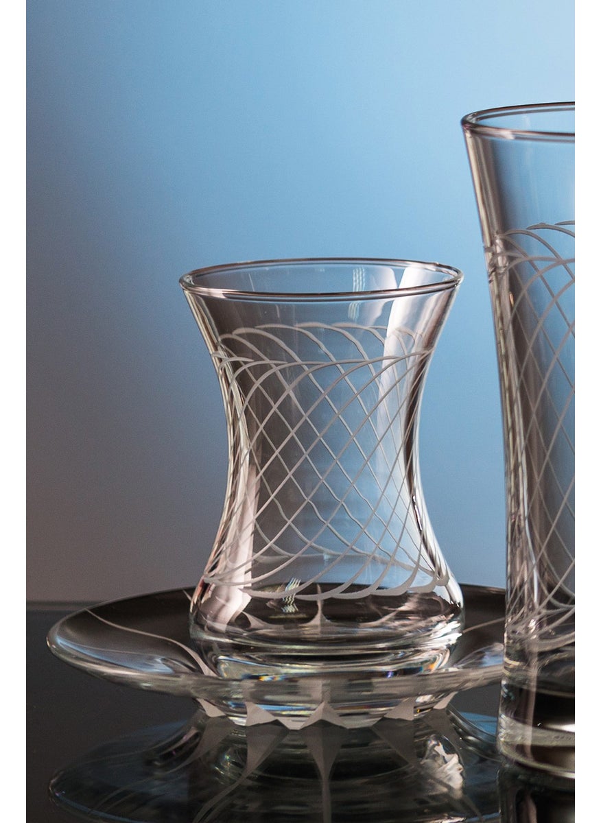 Royal Home Roya Home Linda 12 Piece Tea Glass Set for 6 People  - Image 1