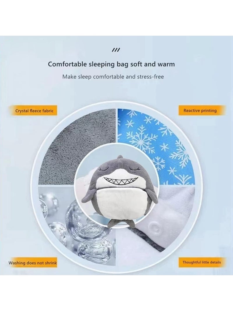 XiuWoo 2 in 1 Portable Foldable Sofa Kids Cartoon Lazy Warm Sleeping Bag, Cartoon Animal Sleeping Bag, Baby Nap Pillow Bag, Fun Animal Play Pillow Suitable for Children Playing, Camping, Sleeping  - Image 5
