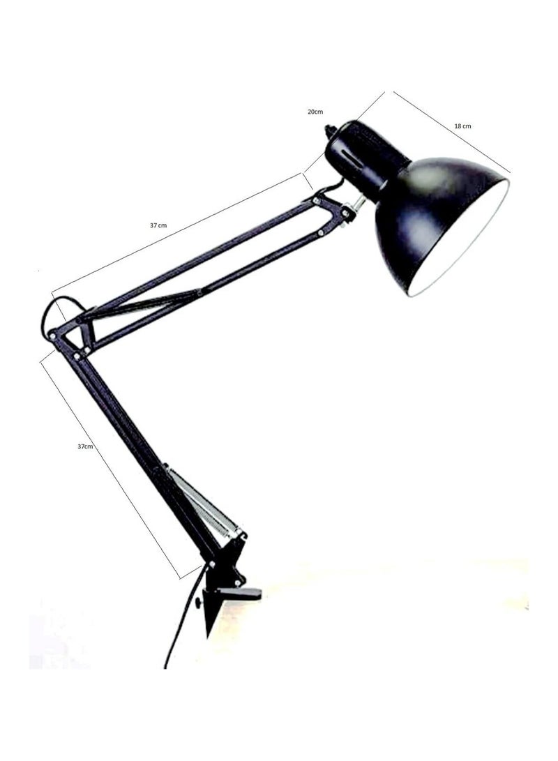 El Rawda Lighting Classic metal desk lamp, black  - Image 5