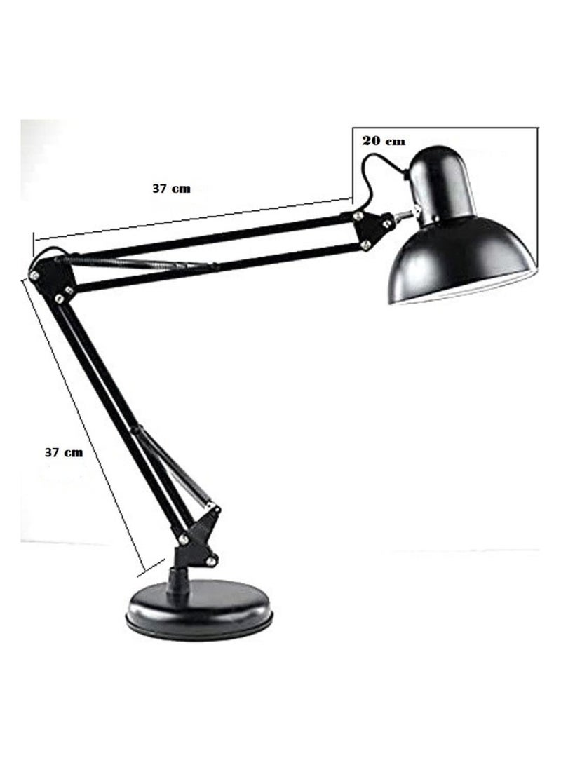 El Rawda Lighting Classic metal desk lamp, black  - Image 2