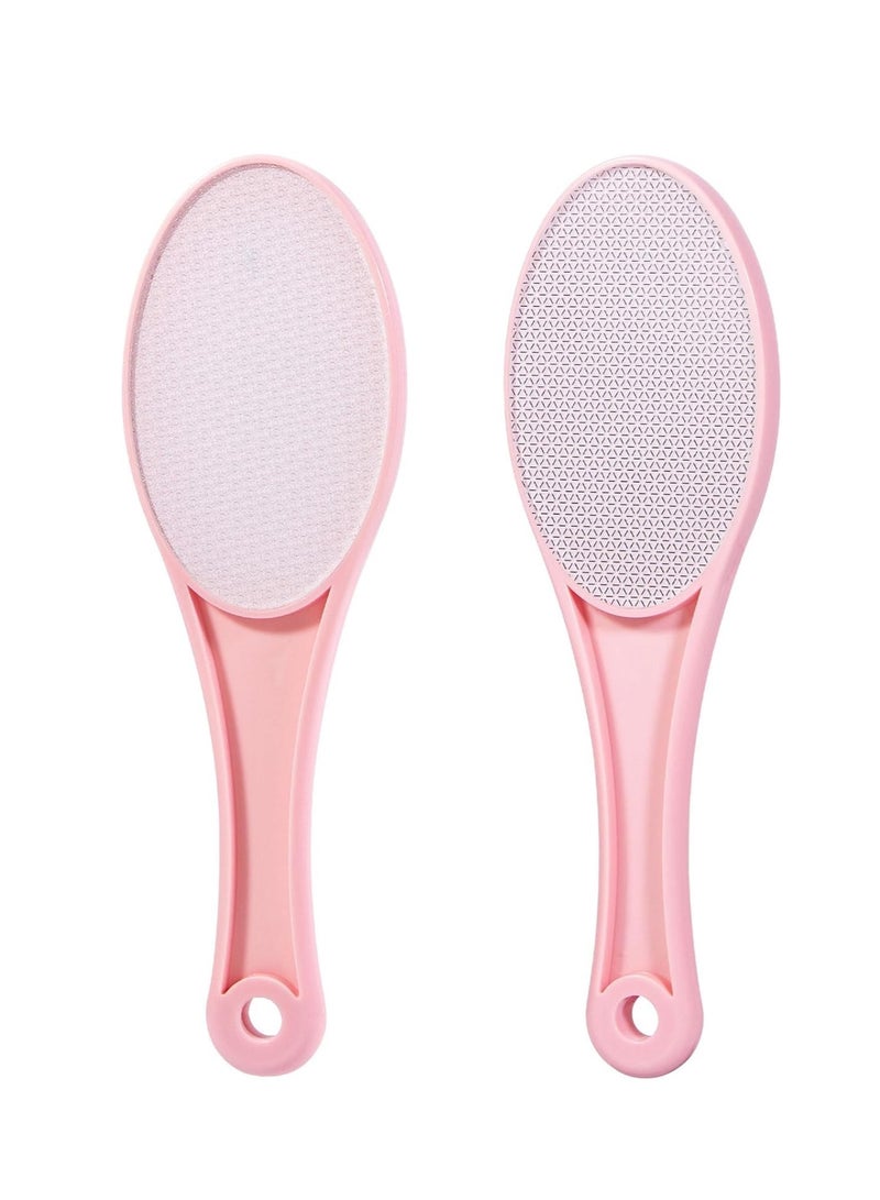 2 Pack Nano Glass Foot File for Callus Removal and Smooth Skin, Double Sided Pedicure Tool for Softer Feet and Hands - Image 1