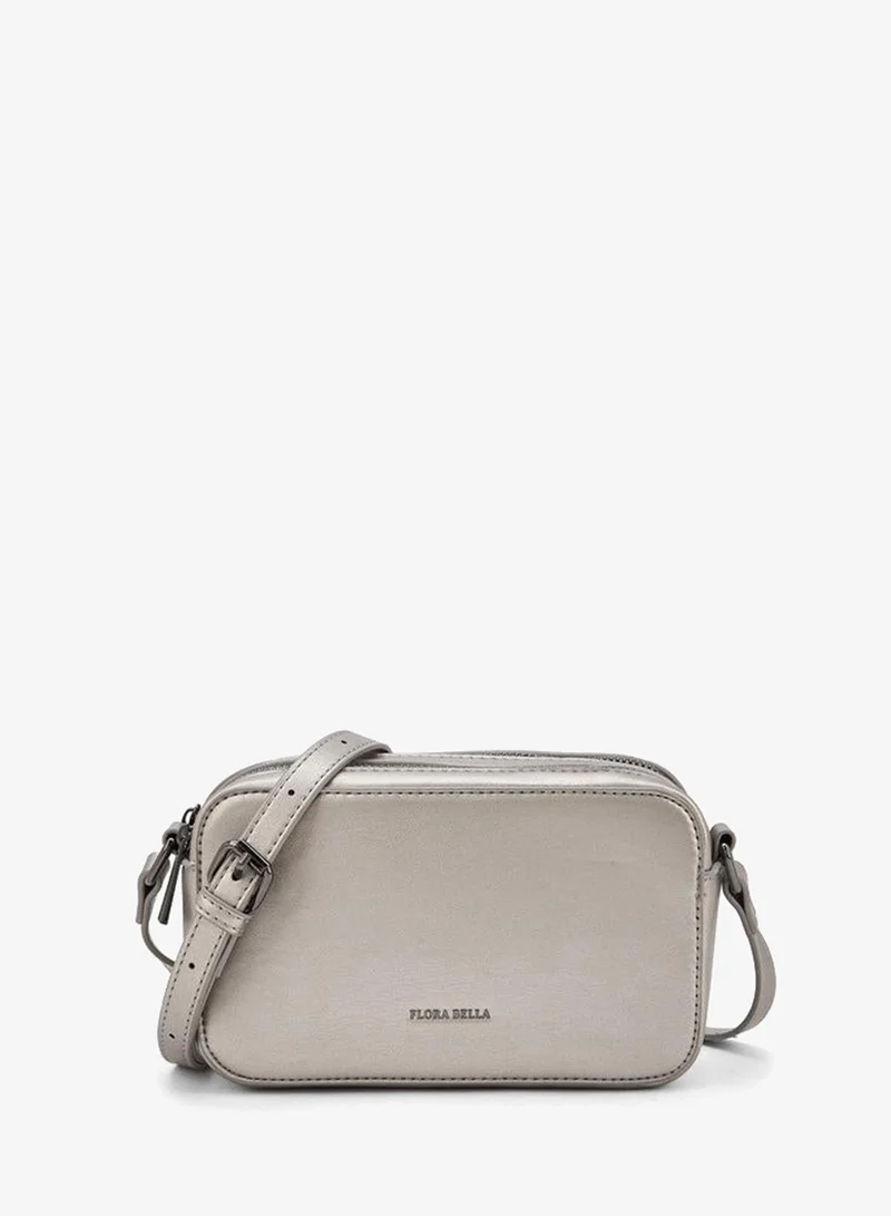 FLORA BELLA METALLIC PU CROSSBODY BAG WITH ADJUSTABLE SHOULDER STRAP Ramadan Collection
