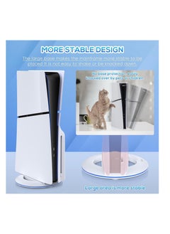 Vertical Stand for PS5 Slim Console Disc and Digital with Screw, Base Stand Replacement for Playstation 5 Slim Console, White - pzsku/ZC3BBB8C60FEEC7F2D039Z/45/_/1714312470/27ee5858-de6e-42f2-9bef-27adaecccb5e