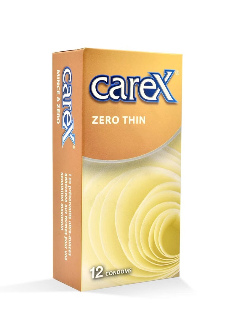 careX 12-Piece Zero Thin Condom