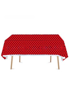 Generic New Ladybug Party Supplies Kit for Birthday Tablecloth 1PCS1.3*2.2M-seven-star Ladybug 