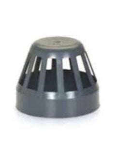 KNP Vent Cowl UPVC Pipe Fitting (3 Inch) is designed to cover the open end of a ventilation pipe, preventing the entry of debris, animals, and rain while allowing air to flow freely.