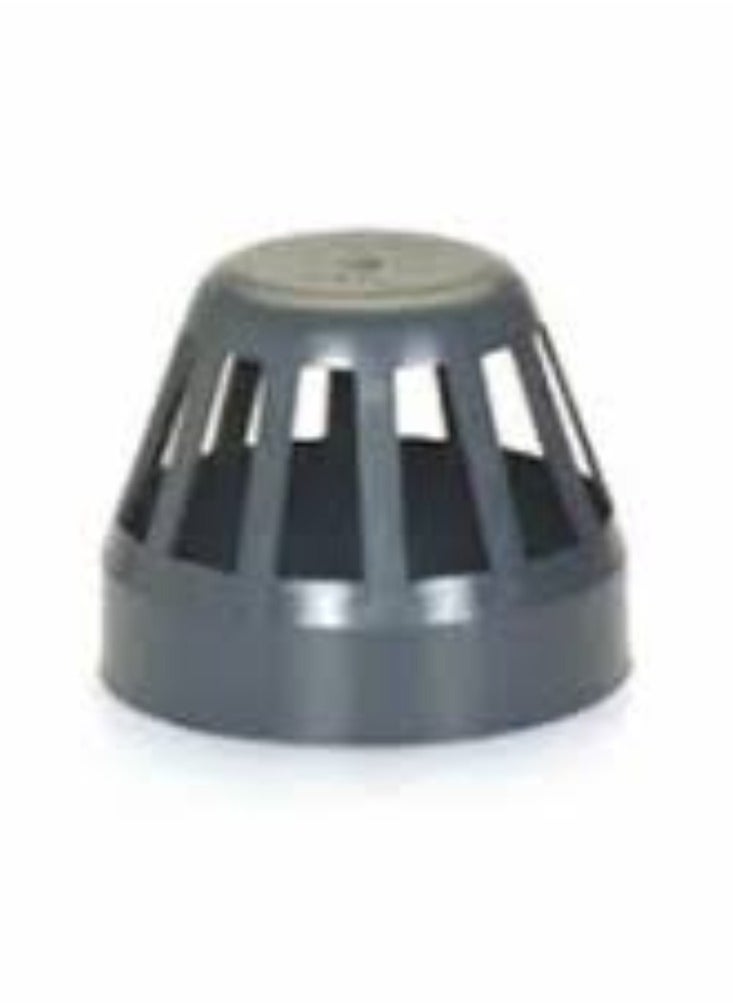 KNP - KNP Vent Cowl UPVC Pipe Fitting (3 Inch) is designed to cover the open end of a ventilation pipe, preventing the entry of debris, animals, and rain while allowing air to flow freely. - Image 1