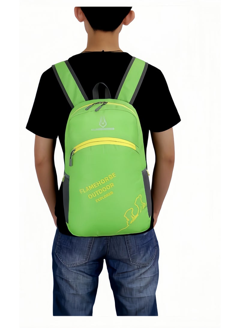 FLAMEHORSE New Folding Bag Sports Backpack Outdoor Lightweight Bag Portable Splash-Proof Folding Backpack - Image 3