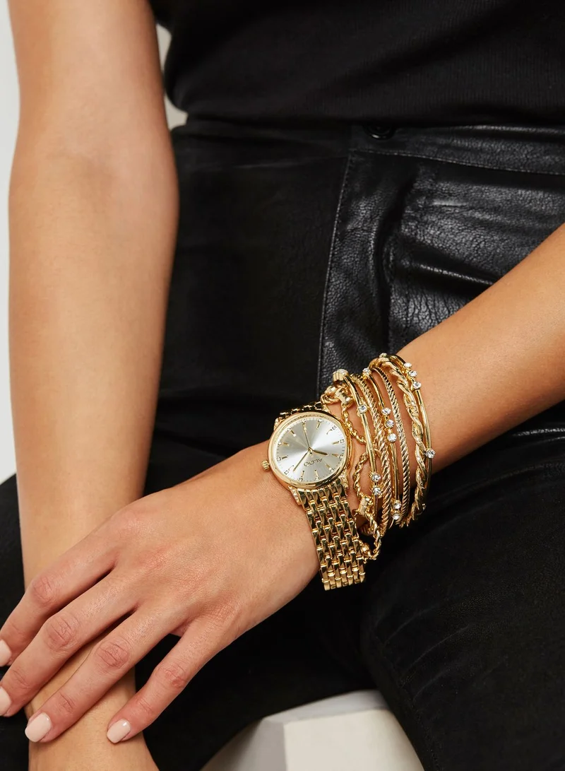 ALDO Watch With Bracelet Set