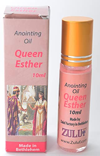 Zuluf Queen Esther Anointing Oil Holy Land Christian - 10ml (.34 fl. oz.) Roll-On Bottle Israel Blessing Oil | Blessed Anointing Oil for Prayers Faith Healing, Home Blessing and Church PER009 - Image 2