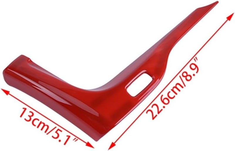 QASULER Red ABS Car Dashboard Air Vent Trim for Jeep Cherokee - Image 2