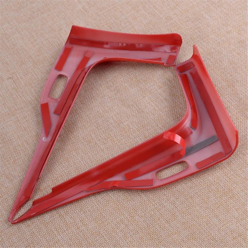 QASULER Red ABS Car Dashboard Air Vent Trim for Jeep Cherokee - Image 4
