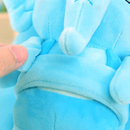 Frantic Kids Soft Animal Cartoon Travelling School Bag Printed Plush 1 Compartment Backpacks Boys Girls Baby for 2 to 5 Years Nursery, Preschool, Picnic(FullBody_SkyElehpant_2022), Blue - Image 4