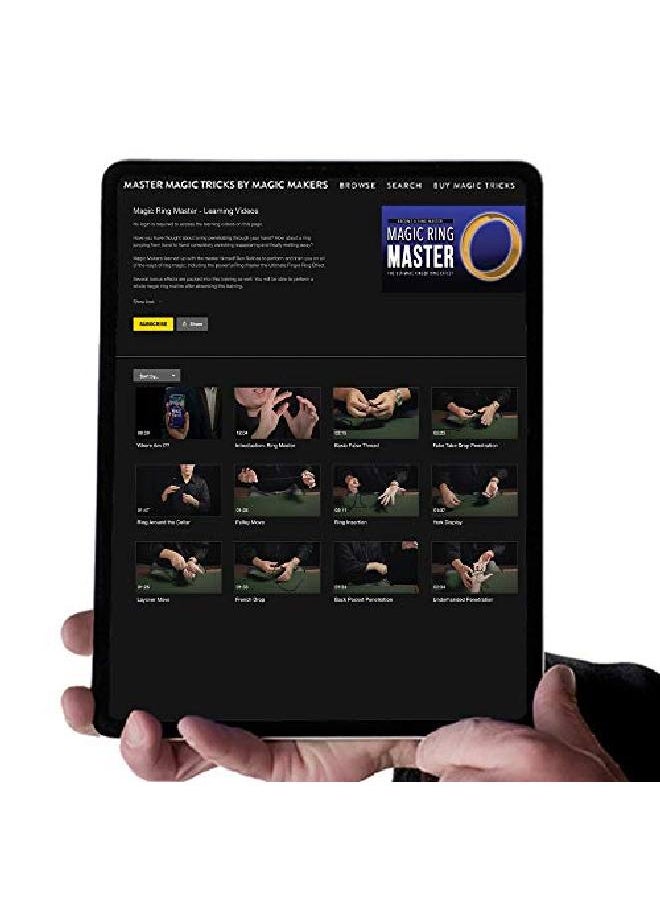MAGIC MAKERS Magic Ring Master Magic Ring Included With Online Learning Videos  - Image 2