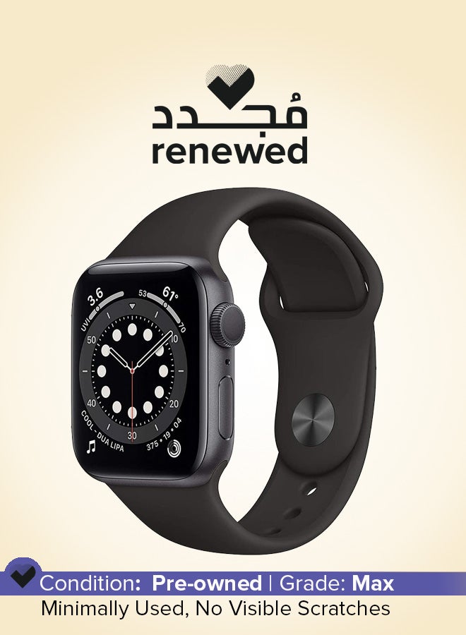 Apple Renewed - Watch Series 6 GPS Cellular Aluminium Case With Sport Band Space Grey - Image 1