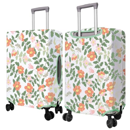 PtRug Travel Luggage Cover Suitcase Protector Fits 1832 Inch Wheel Covers PatternedTravel Related Items Flower Luggage Protector Elastic S - Image 3
