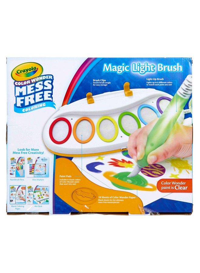 Crayola فرشاة تلوين سحرية من كولور ووندر، هدية خالية من الفوضى للأطفال 3 4 5 6 - Image 1