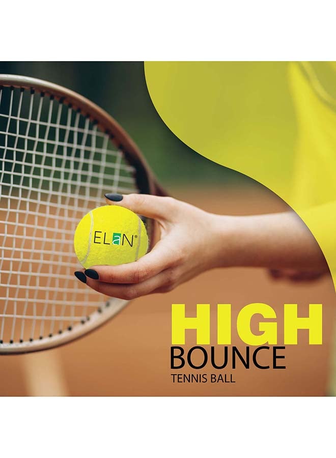 Elan Tennis Ball Leisure Premium Model Play – Durable Practice Tennis Balls for Training, Coaching and Recreational Matches - Image 5