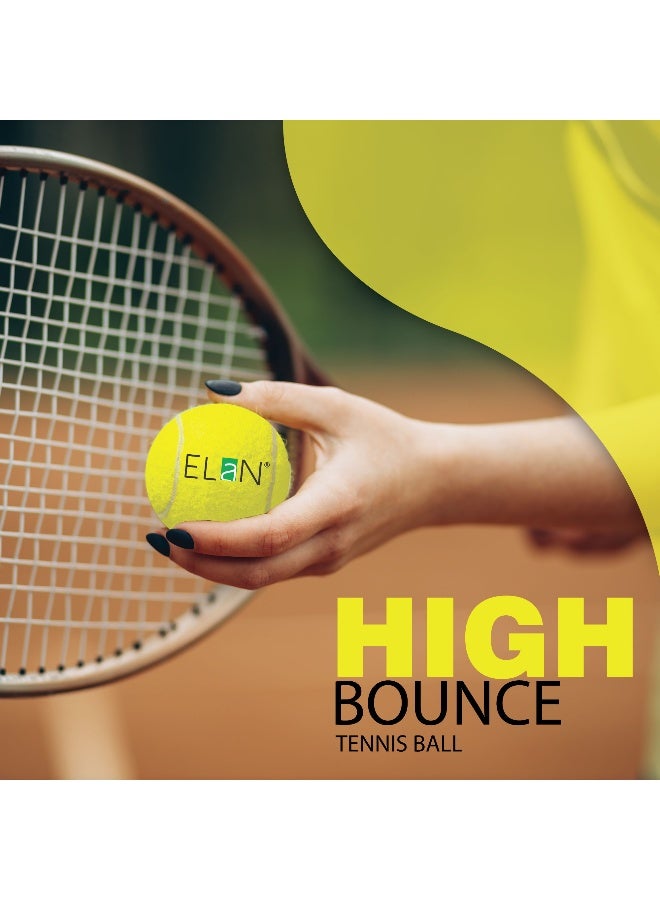 Elan Tennis Ball Leisure Premium Model Play – Durable Practice Tennis Balls for Training, Coaching and Recreational Matches - Image 4