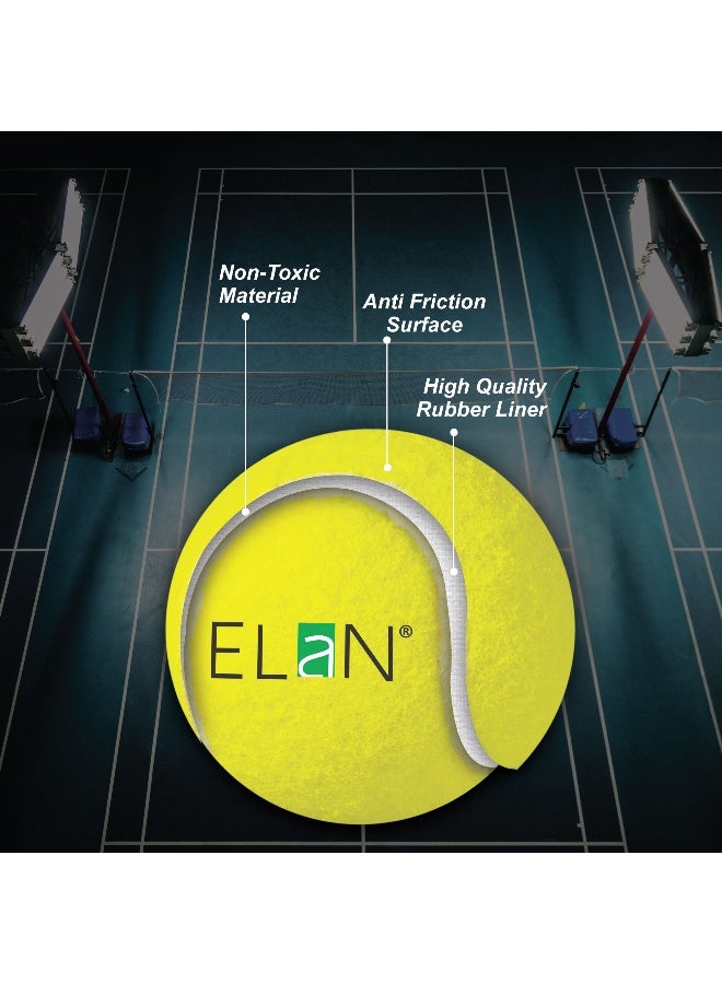 Elan Tennis Ball Leisure Premium Model Play – Durable Practice Tennis Balls for Training, Coaching and Recreational Matches - Image 5