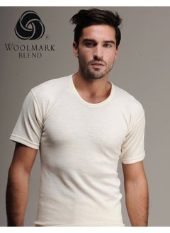 Hasyün Zenwave 100 Men's Wool Undershirt Short Sleeve 