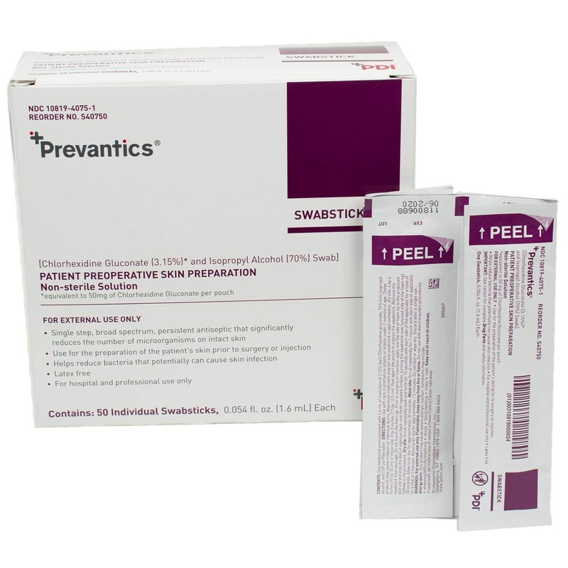 PDI 317219 Chlorascrub Swabstick Swab Skin Preparation B - Image 1