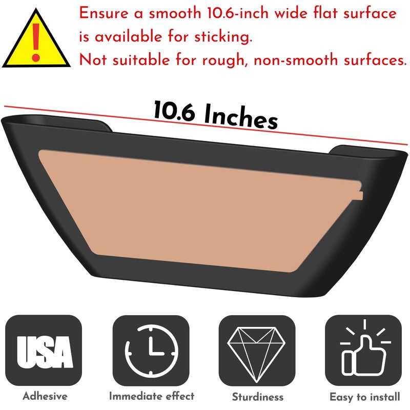 Niceyos Universal Pot Lid Organizer for Cabinet - Upgraded Patented Niceyos 6 Pack Pan Lids Organizers Inside Door Wall Mount Pots Top Storage Rack Holder Kitchen, Fits 6" to 13" (Black) - Image 3