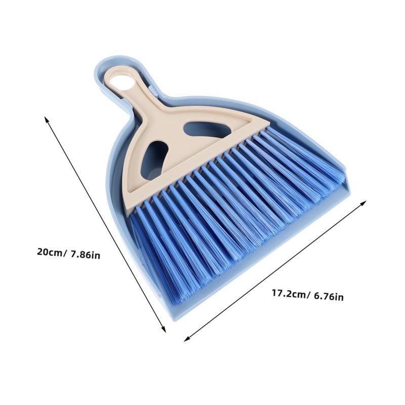 Mini Desktop Brush And Dustpan Set Compact Cleaning Kit For Keyboard Small Spaces - Image 3