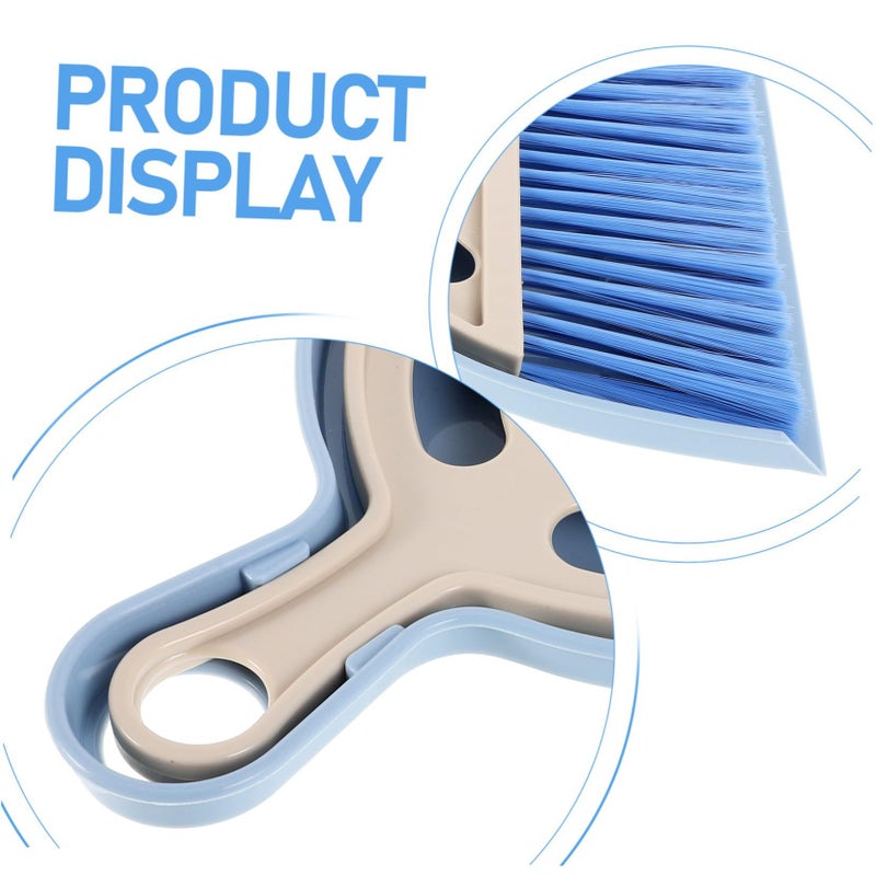 Mini Desktop Brush And Dustpan Set Compact Cleaning Kit For Keyboard Small Spaces - Image 4