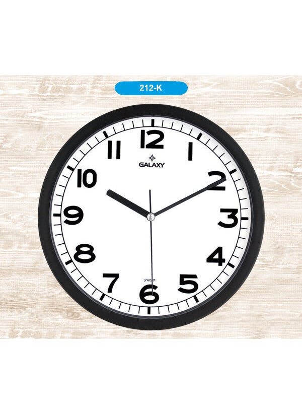 Galaxy Wall Clock Black 212-K 0655 