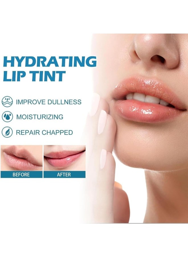 Generic - Hydrating Lip Tint, Lip Tint Hydrating, Tinted Lip Balm Moisturizing, Non-Sticky And Long-Lasting, Moisturizing (5 Pack) - Image 1