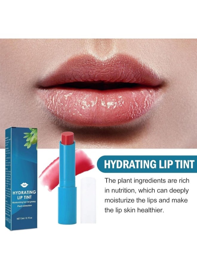 Generic - Hydrating Lip Tint, Lip Tint Hydrating, Tinted Lip Balm Moisturizing, Non-Sticky And Long-Lasting, Moisturizing (5 Pack) - Image 1
