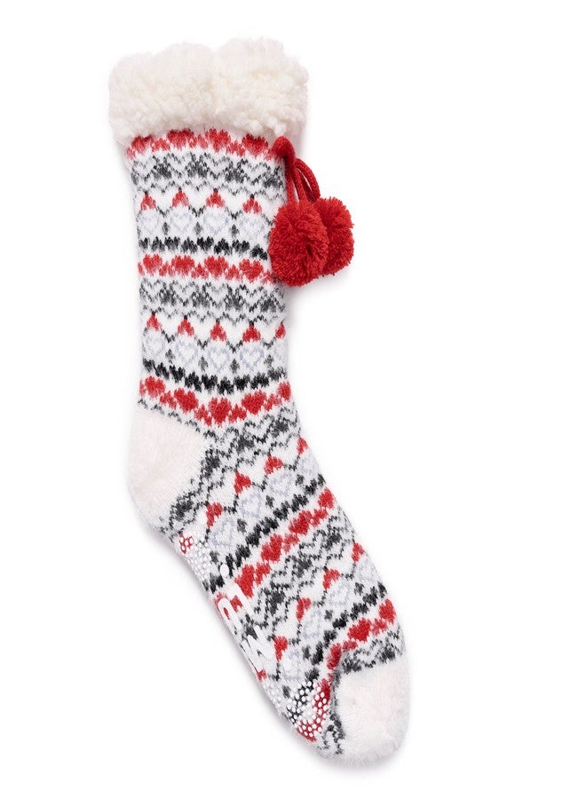 MUK LUKS جوارب نسائية من MUK LUKS، زوج واحد، لون شبحي، مقاس كبير/كبير جدًا - Image 2