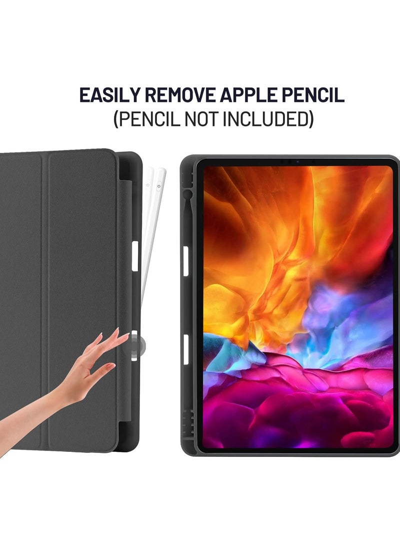 LEDIN Case Compatible with iPad 9 8 7 Generation 10.2 Inch, Model 2021/2020/2019,9th/8th/7th Case with Pen Holder, Trifold Stand Protective Case, Auto Sleep/Wake for iPad 10.2 - Image 5